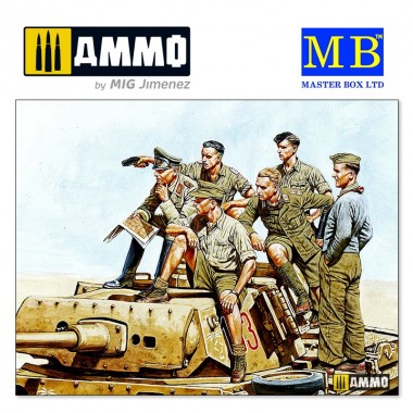 1/35 Rommel y Tripulación...
