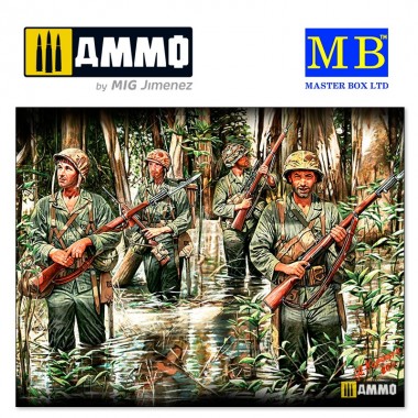 1/35 US Marines in Jungle...