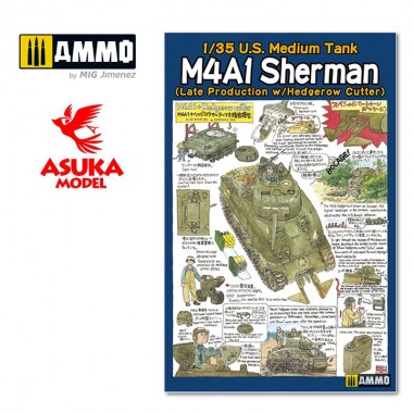 1/35 M4A1 Sherman Hedgerow