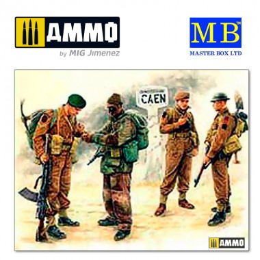 1/35 British Troops, Caen...