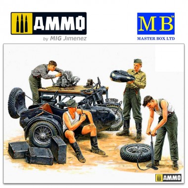 1/35 German Motorcycle...