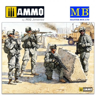 1/35 US Check Point in Iraq...