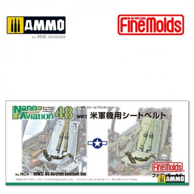 1/48 US Aircraft Seatbelt Set