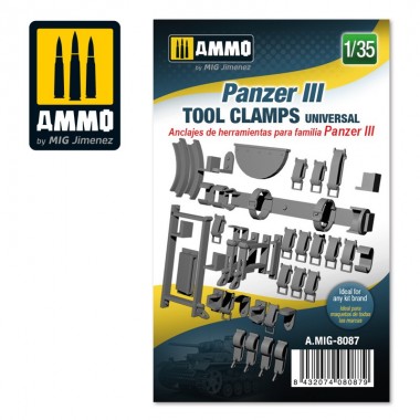 1/35 Panzer III Tool Clamps...