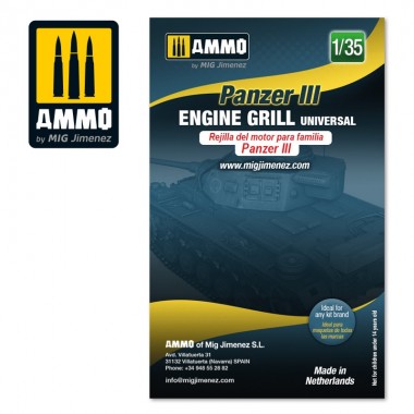 1/35 Rejillas de Motor...