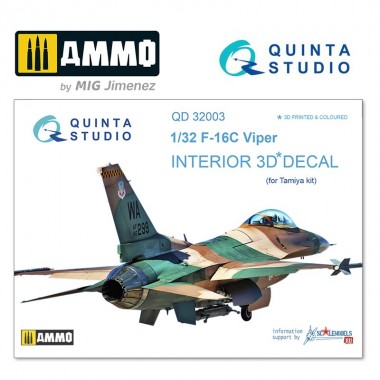 1/32 F-16C 3D-Printed &...
