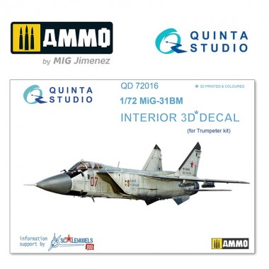 1/72 MiG-31BM 3D-Printed &...