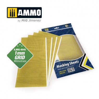 Masking Sheets 1mm Grid (x5...