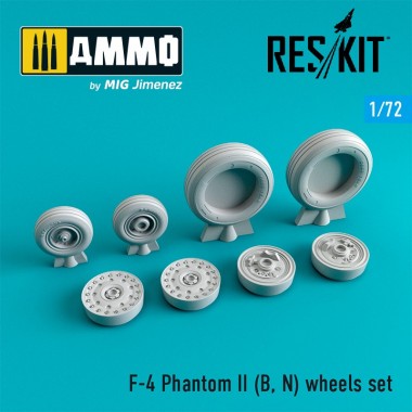 1/72 Set de Ruedas para F-4...