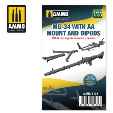 1/35 MG-34 with AA Mount...