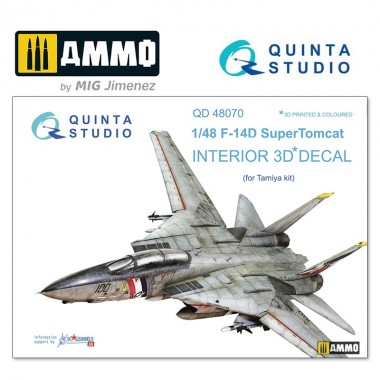 1/48 F-14D 3D-Printed &...