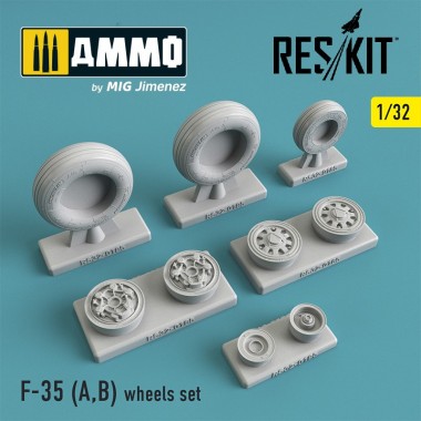 1/32 F-35 (A,B) Wheels Set