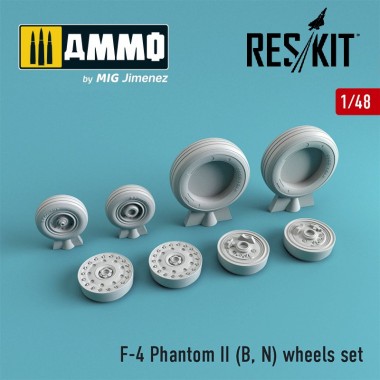 1/48 Set de Ruedas para F-4...