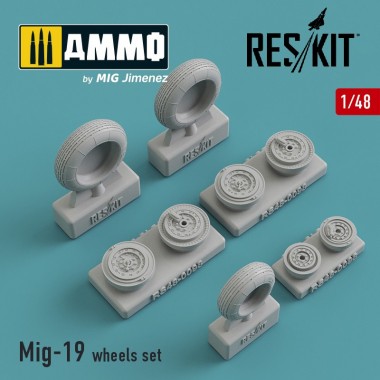 1/48 Mig-19 Wheels Set