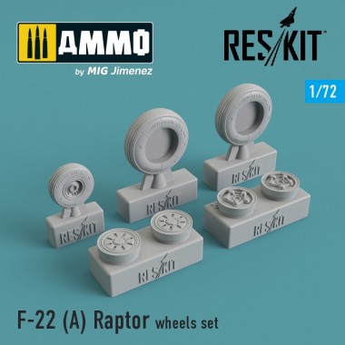 1/72 F-22A Raptor Wheels Set