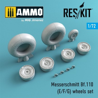 1/72 Bf.110 (E/F/G) Wheels Set
