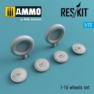 1/72 I-16 Wheels Set