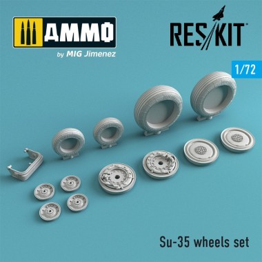 1/72 Su-35 Wheels Set