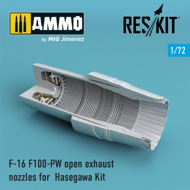 1/72 F-16 F100-PW Opened...