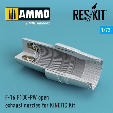 1/72 F-16 F100-PW Opened...