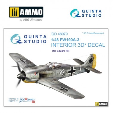 1/48 FW 190A-3 3D-Printed &...
