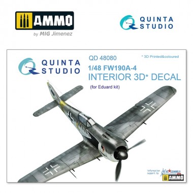 1/48 FW 190A-4 3D-Printed &...