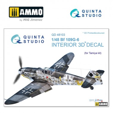 1/48 Bf 109G-6 3D-Printed &...