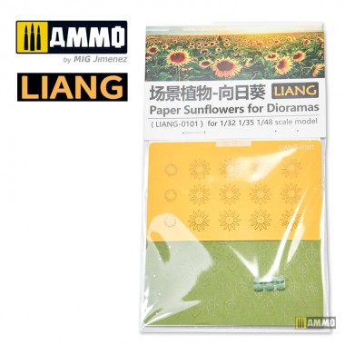 Paper Sunflowers for Dioramas
