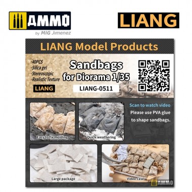 Sand Bags for Diorama x 40