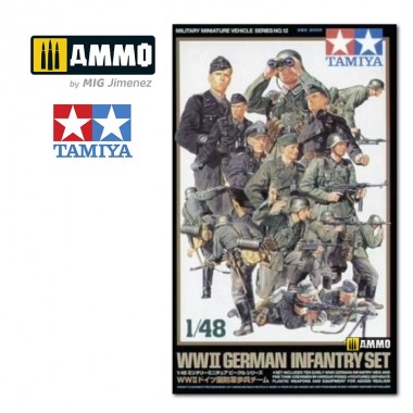 1/48 WWII German Infantry Set