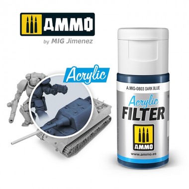 FILTRO ACRÍLICO Azul Oscuro