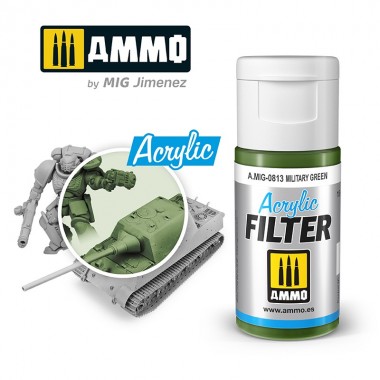 FILTRO ACRÍLICO Verde Militar