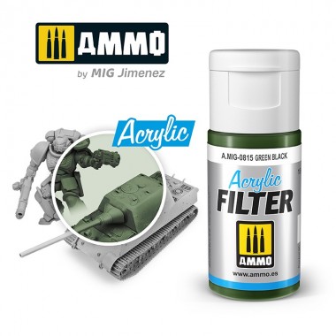 FILTRO ACRÍLICO Negro Verdoso