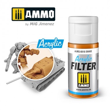 FILTRO ACRÍLICO Naranja