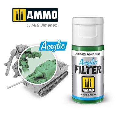 FILTRO ACRÍLICO Verde Ftalo