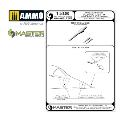 1/48 Alpha Jet A Pitot Tube...