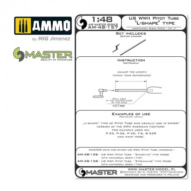 1/48 Tubo Pitot...