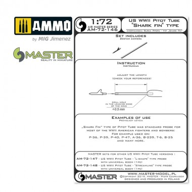 1/72 US WWII Pitot Tube...