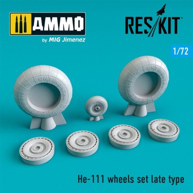 1/72 He-111 Wheels Set Late...