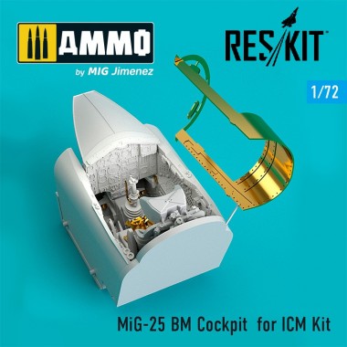 1/72 MiG-25 BM Cockpit (for...