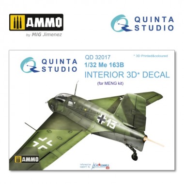 1/32 Me 163B 3D-Printed &...