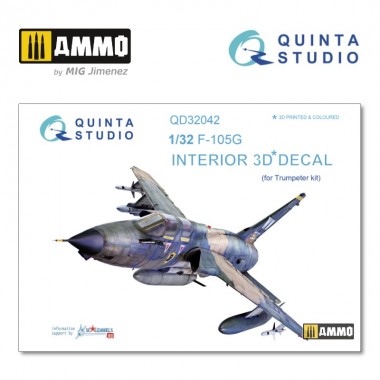 1/32 F-105G 3D-Printed &...