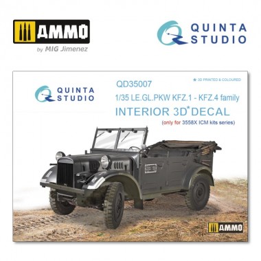 1/35 KFZ 1-4 3D-Printed &...