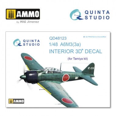 1/48 A6M3 3D-Printed &...