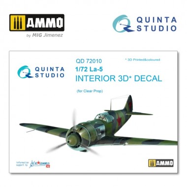 1/72 La-5 3D-Printed &...
