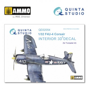 1/32 F4U-4 Interior Impreso...