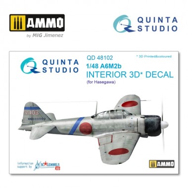 1/48 A6M2 3D-Printed &...
