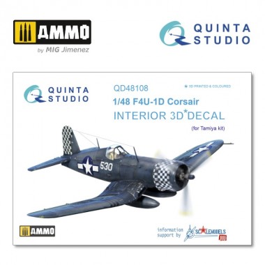 1/48 F4U-1D 3D-Printed &...