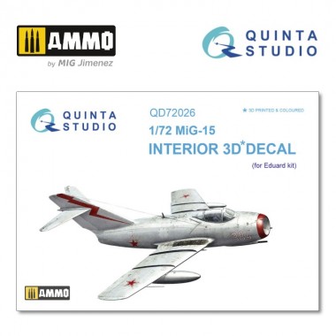 1/72 MiG-15 3D-Printed &...