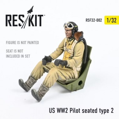 1/32 US WW2 Pilot Seated...